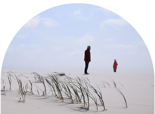 Weg zum Strand